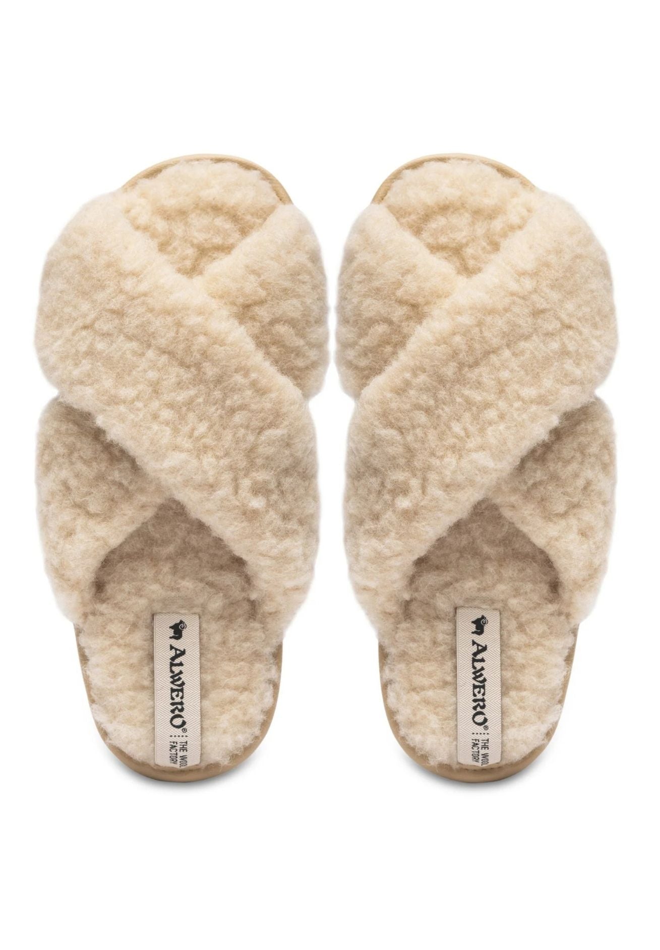 Alwero Bio Hausschuhe "Flip-Flop" Twenn X in beige