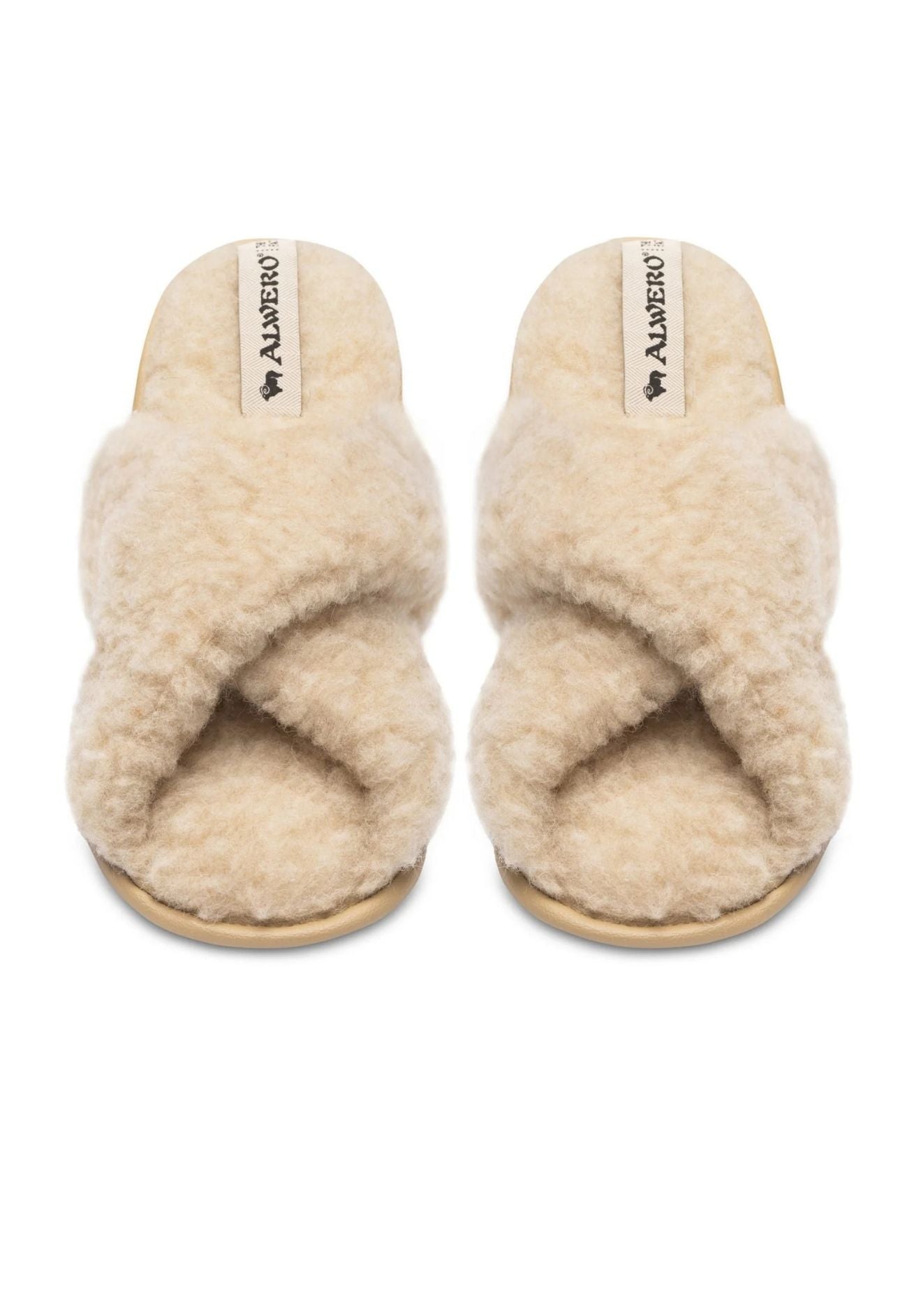Alwero Bio Hausschuhe "Flip-Flop" Twenn X in beige
