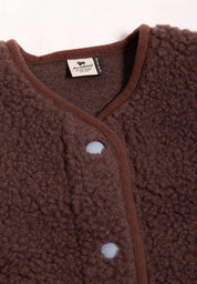 Alwero Kinder Bio Wollweste Special Edition choco martini "cozy club"