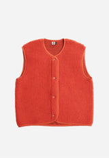 Alwero Erwachsenen Wollweste ultra light MiniMe "TYB" in coral