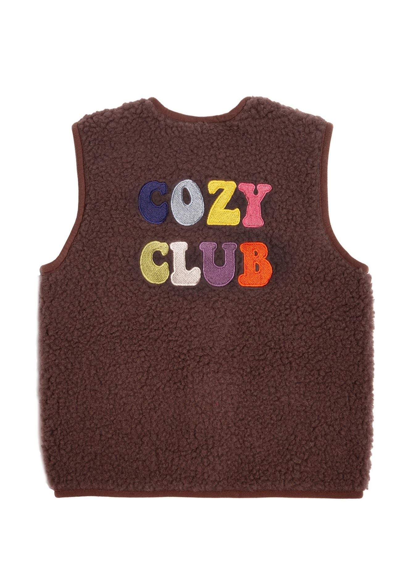 Alwero Kinder Bio Wollweste Special Edition choco martini "cozy club"