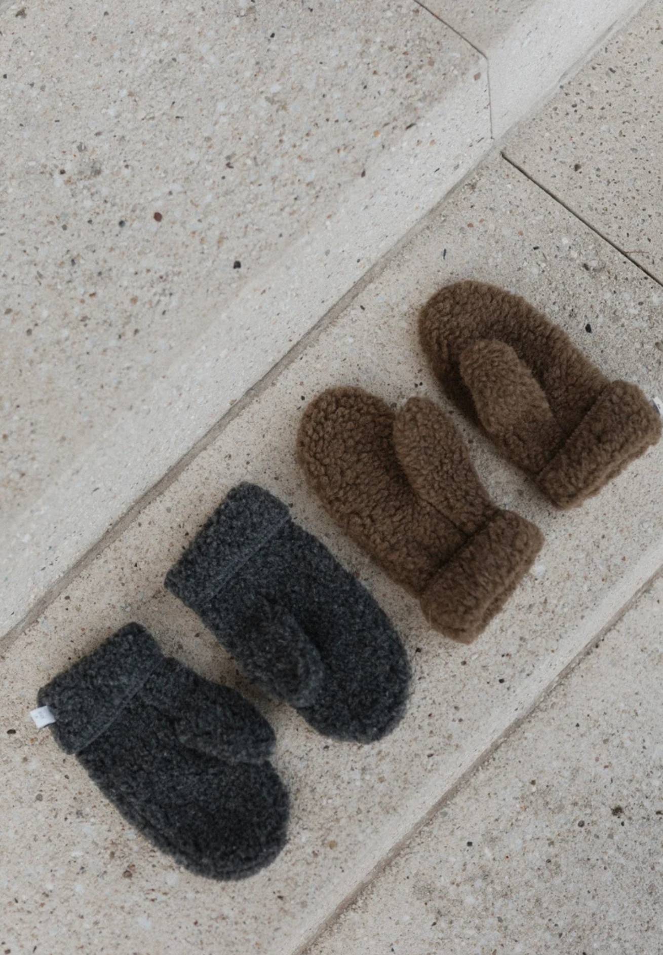 Alwero Woll Handschuhe Erwachsene in braun