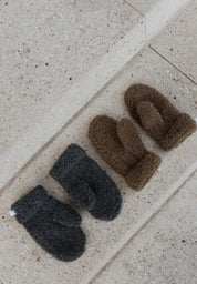 Alwero Woll Handschuhe Erwachsene in braun