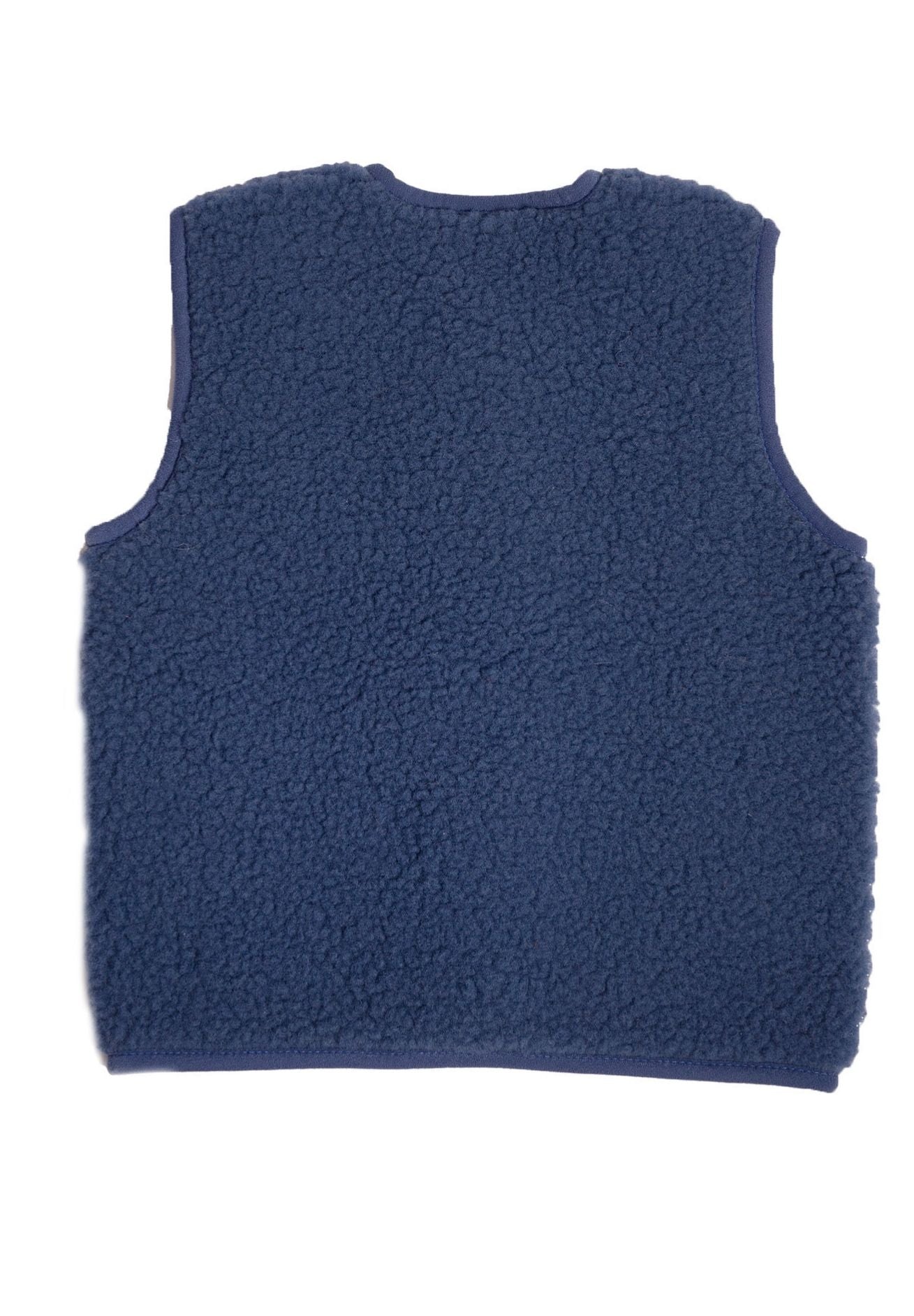 Alwero Kinder Bio Wollweste "Tyb junior" blue blue