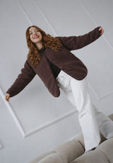 Alwero Erwachsenen Jacke JAS cloudy Limited Edition choco martini