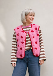 Alwero Special Edition Erwachsenen Wollweste Bubblegum