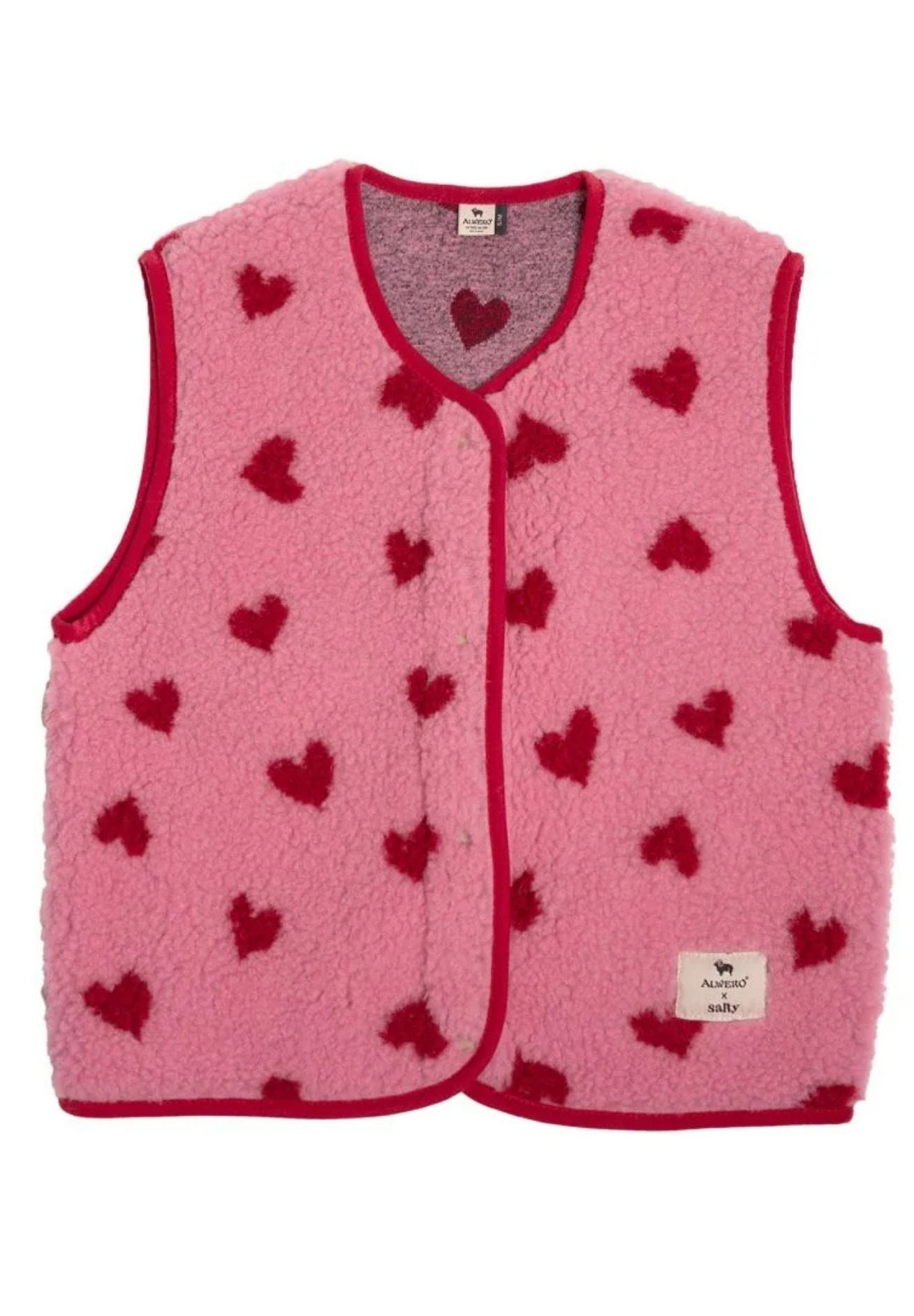 Alwero Kinder Bio Wollweste Special Edition Bubblegum