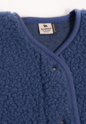 Alwero Kinder Bio Wollweste "Tyb junior" blue blue
