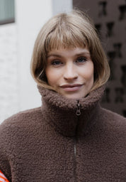 Alwero Erwachsenen Wollweste "ISLA" choco martini