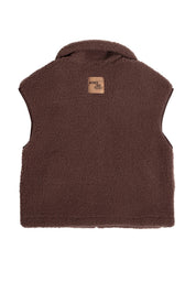 Alwero Erwachsenen Wollweste "ISLA" choco martini