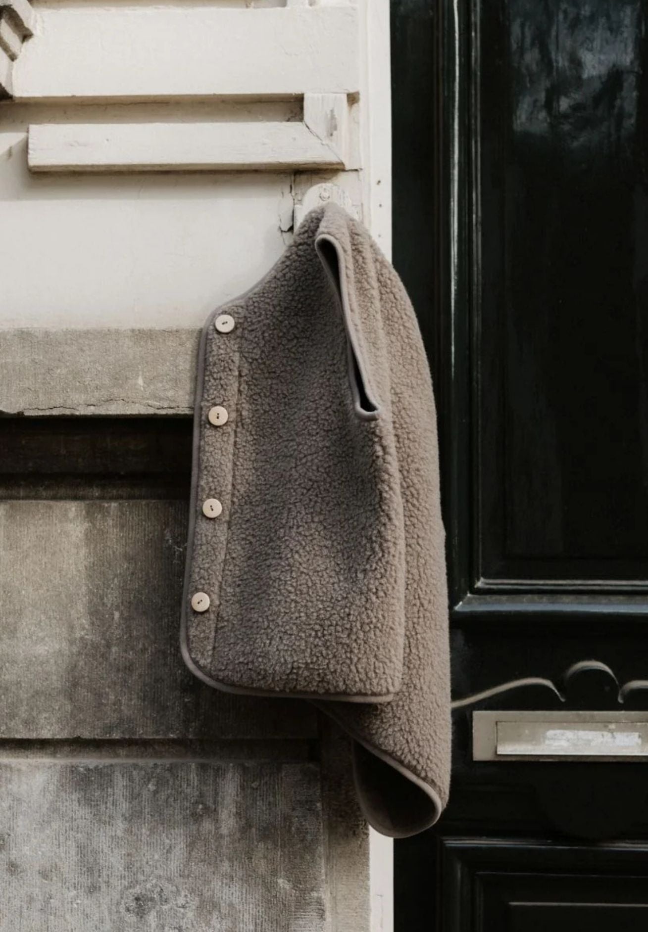 Alwero Erwachsenen Wollweste "Po"  in mouse grey