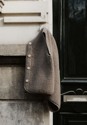 Alwero Erwachsenen Wollweste "Po"  in mouse grey