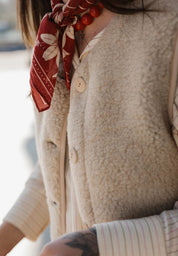 Alwero Erwachsenen Wollweste "Po"  in beige