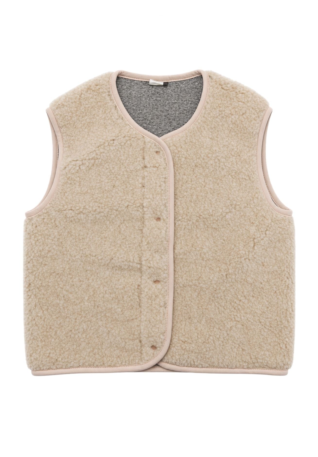 Alwero Erwachsenen Wollweste "TYB" sand brown