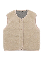 Alwero Erwachsenen Wollweste "TYB" sand brown