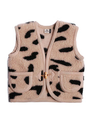 Alwero Kinder Bio Wollweste Gepard "Special Edition"