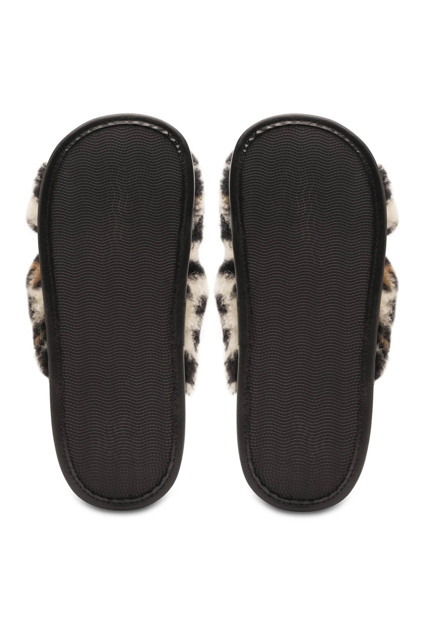 Alwero Bio Hausschuhe "Flip-Flop" Twenn X in Leopard black