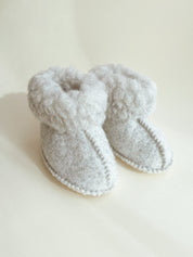 Alwero Baby Fellschühchen grau