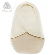 Alwero Bio Baby Woll Maxi Cosi Einschlagdecke beige ecru