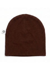 Merino Babymütze in dark chocolate