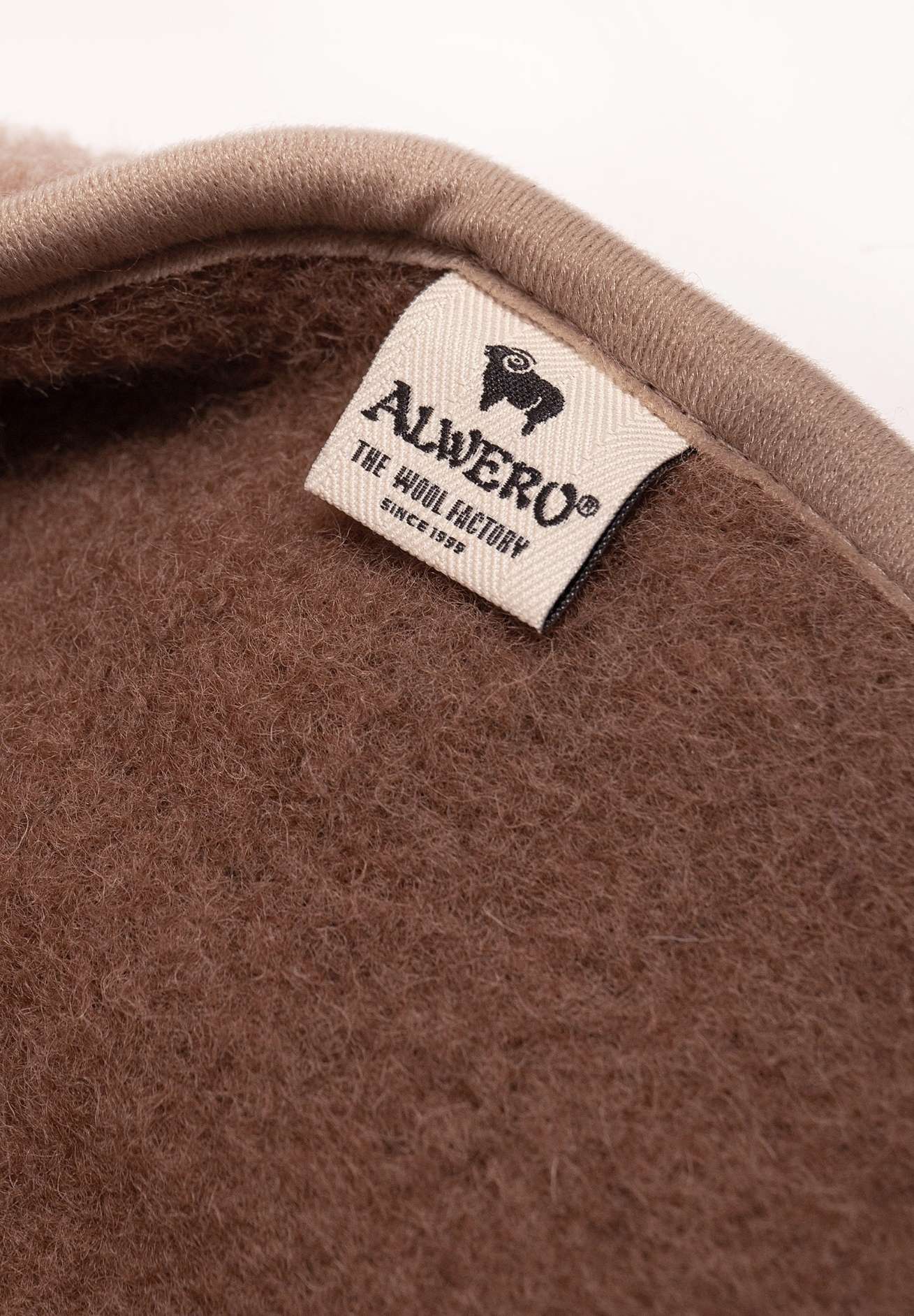 Alwero Bio Woll Baby Einschlagdecke Maxi Cosi tan