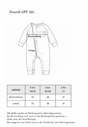 cloby Bio Bambus Strampler mit UV Schutz +50 verschied.Farben