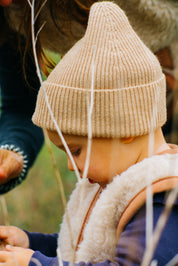 Alwero Kinder Wollweste beige braun