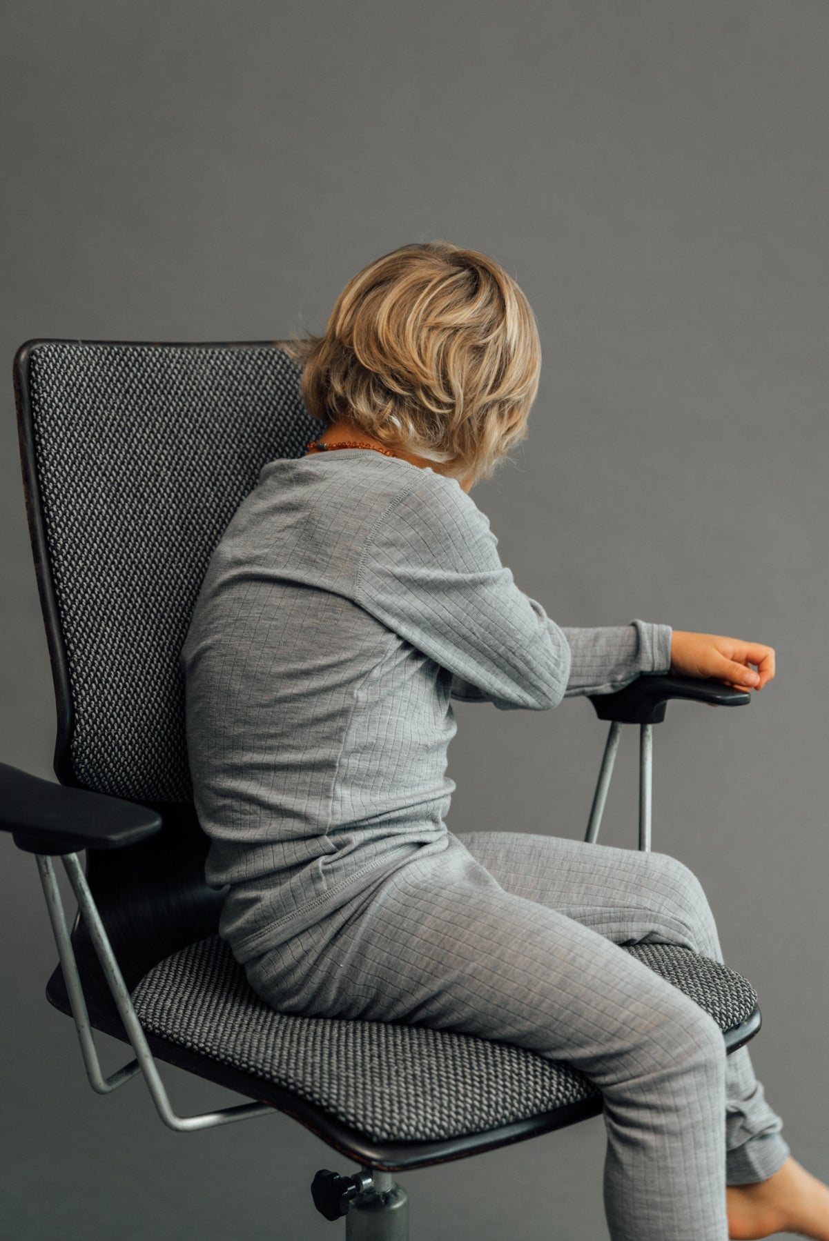 Joha Merino Wollshirt langarm hellgrau melange