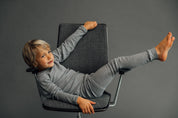 Joha Merino Woll Leggings hellgrau melange