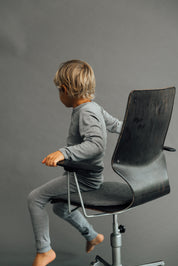 Joha Merino Wollshirt langarm hellgrau melange