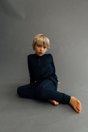 Joha Merino Woll Leggings navy