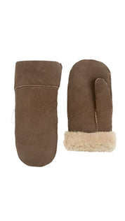 Fellhandschuhe mittelbraun