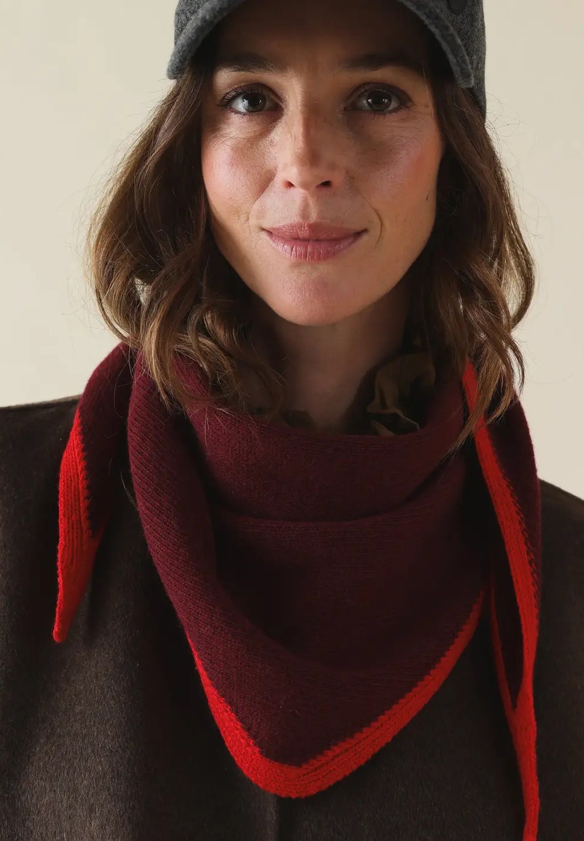 Merino Kaschmir Dreieckstuch in versch. Farben