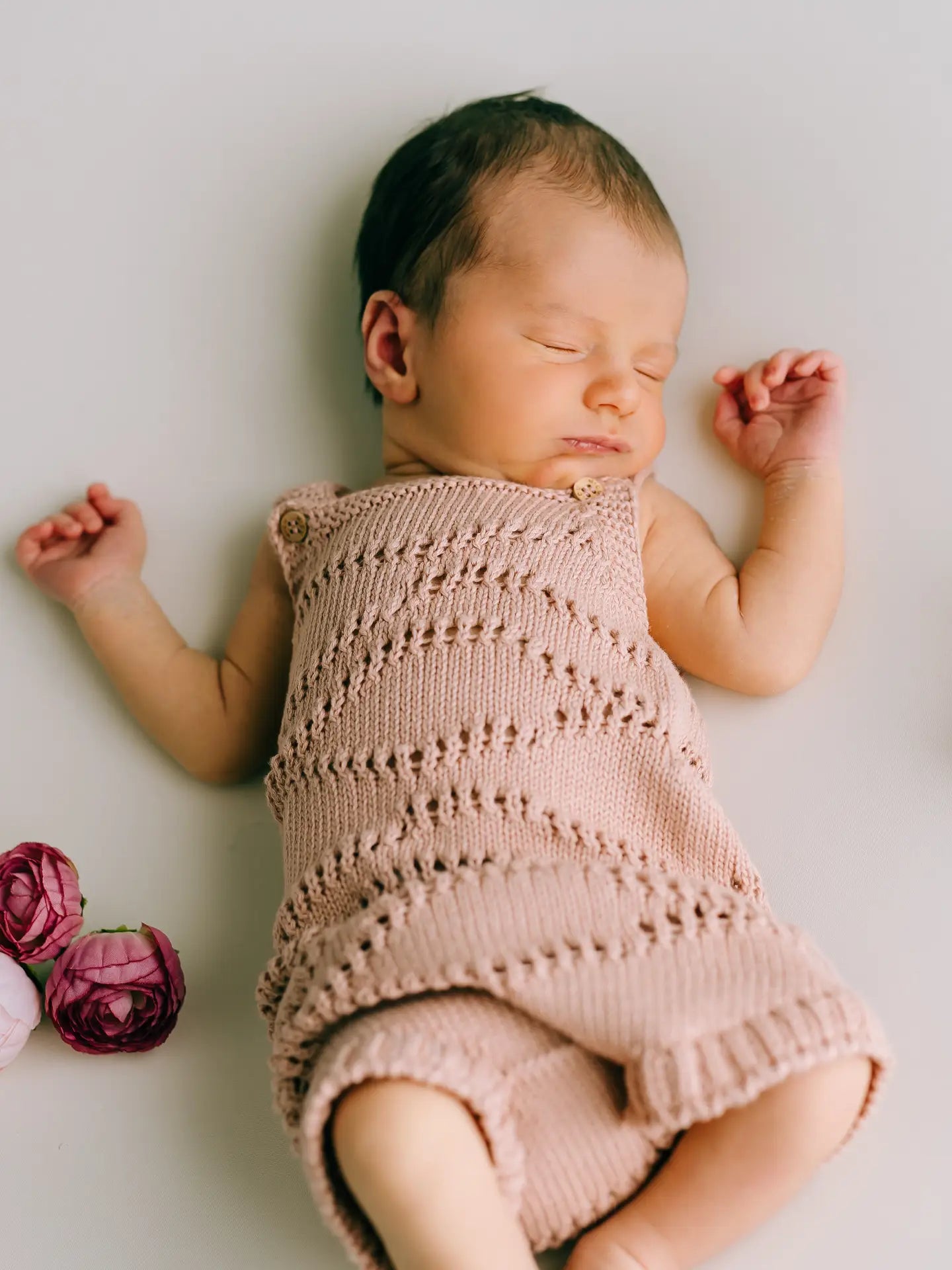 Micu Micu Newborn Sommer Overall rose