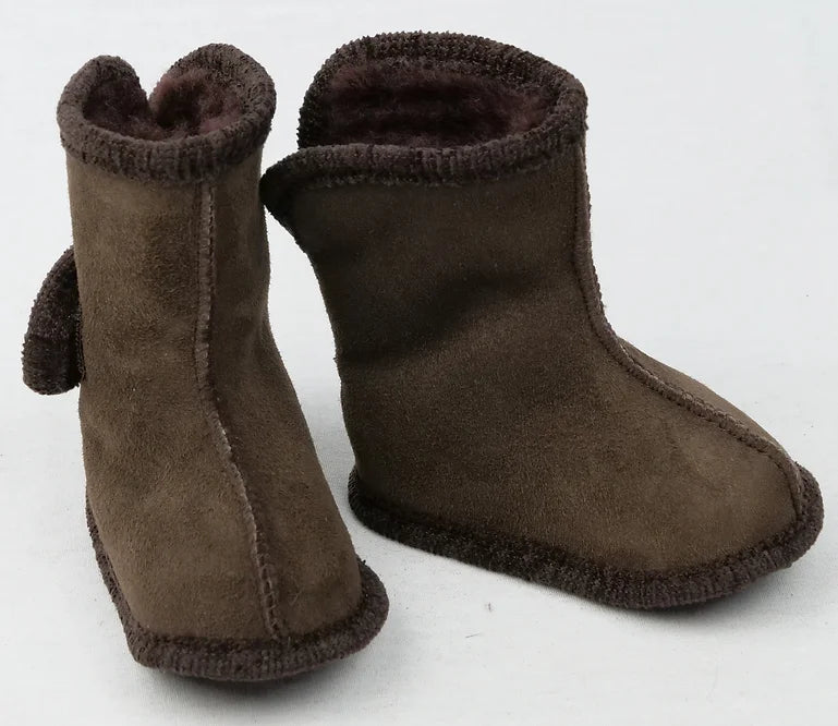 Baby Bio Fellschuhe mit Klettverschluß in versch. Farben