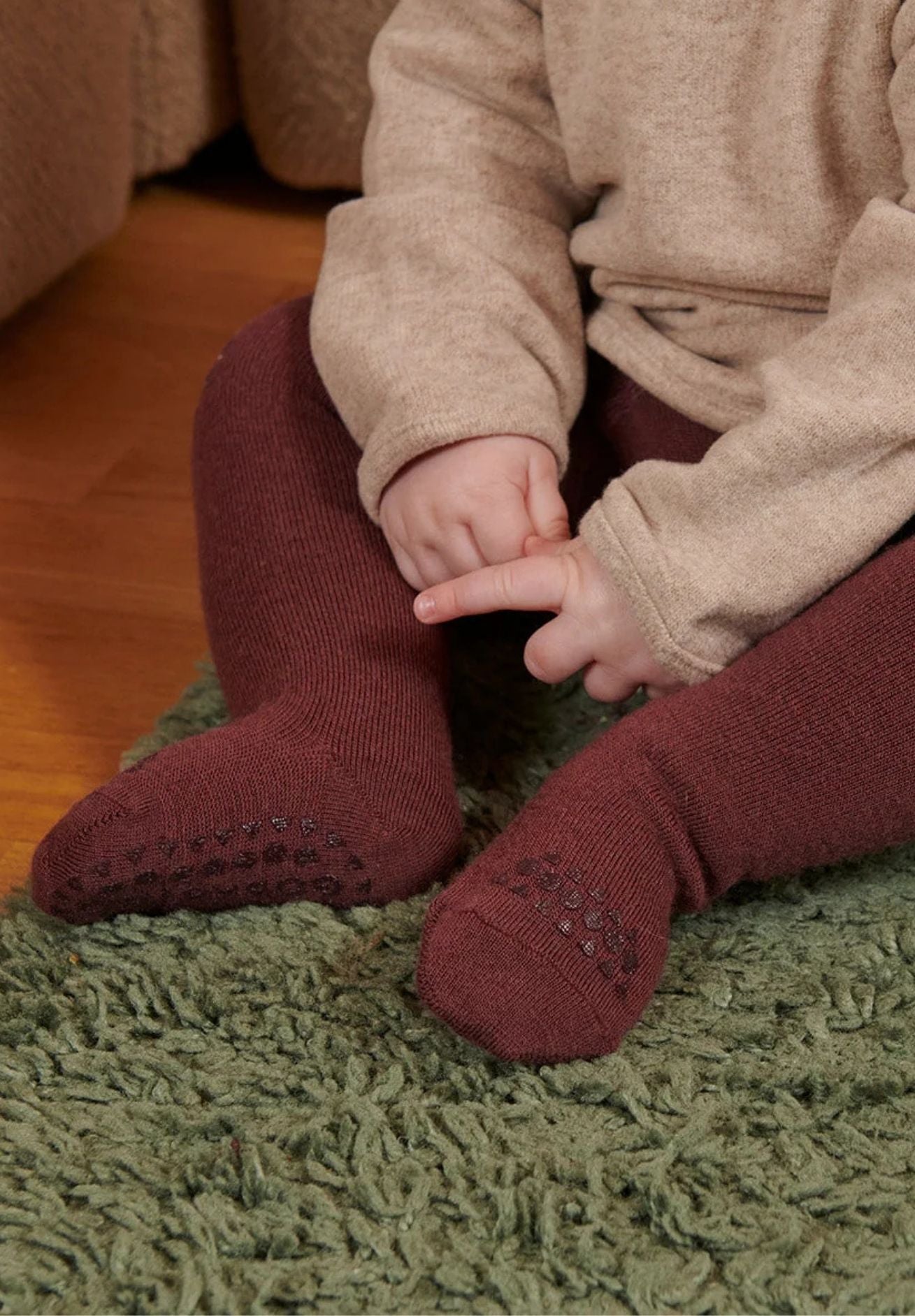 gobabygo Baby Woll Krabbelstrumpfhose in verschiedenen Farben
