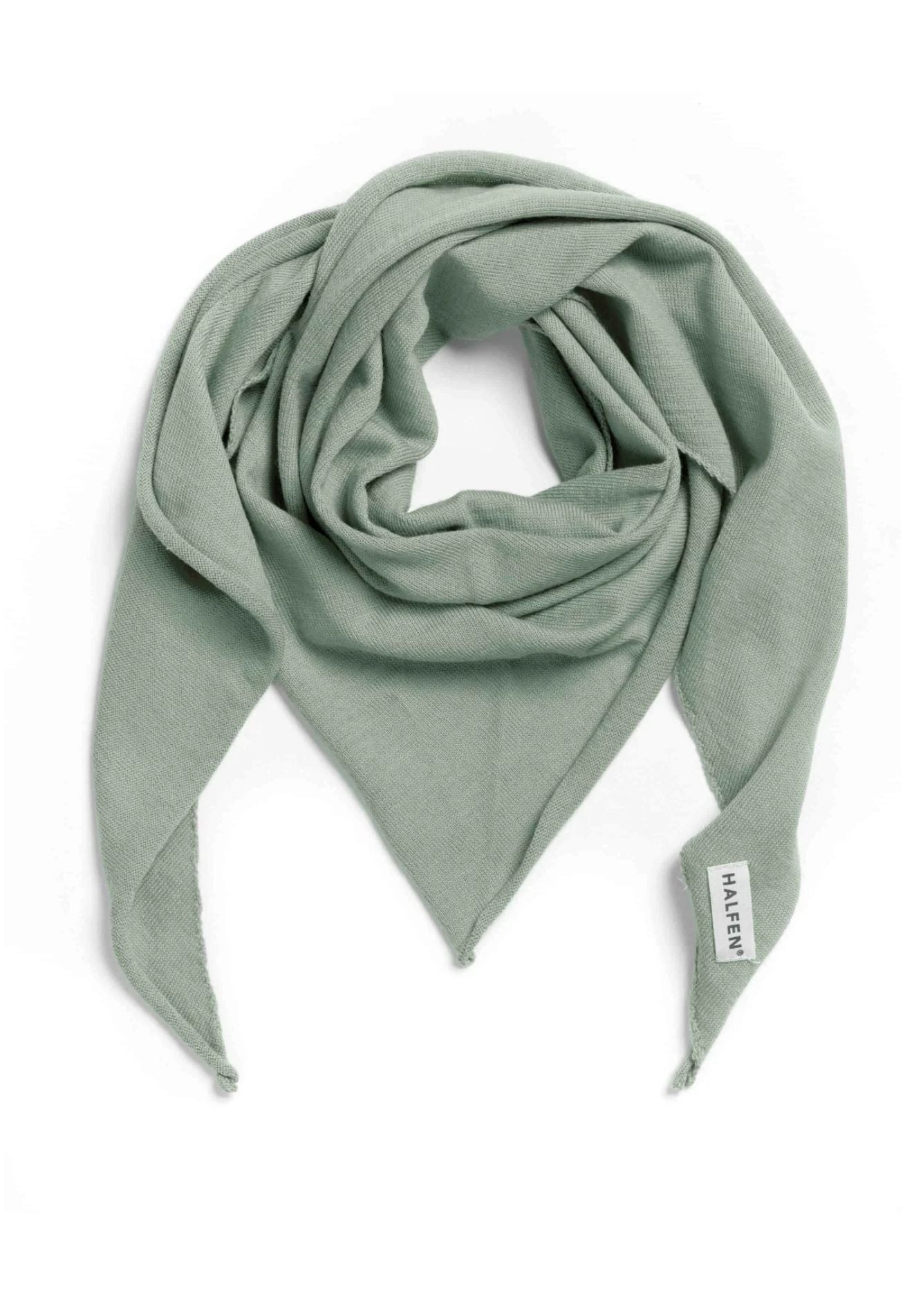 Halfen Merino Strick Dreieckstuch versch. Farben