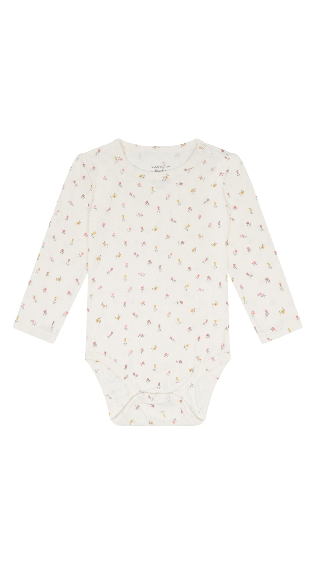 Hust&Claire Bambus Viskose Body langarm ivory Muster