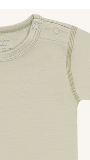 Hust&Claire Bambus Viskose Body kurzarm green stone