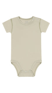 Hust&Claire Bambus Viskose Body kurzarm green stone