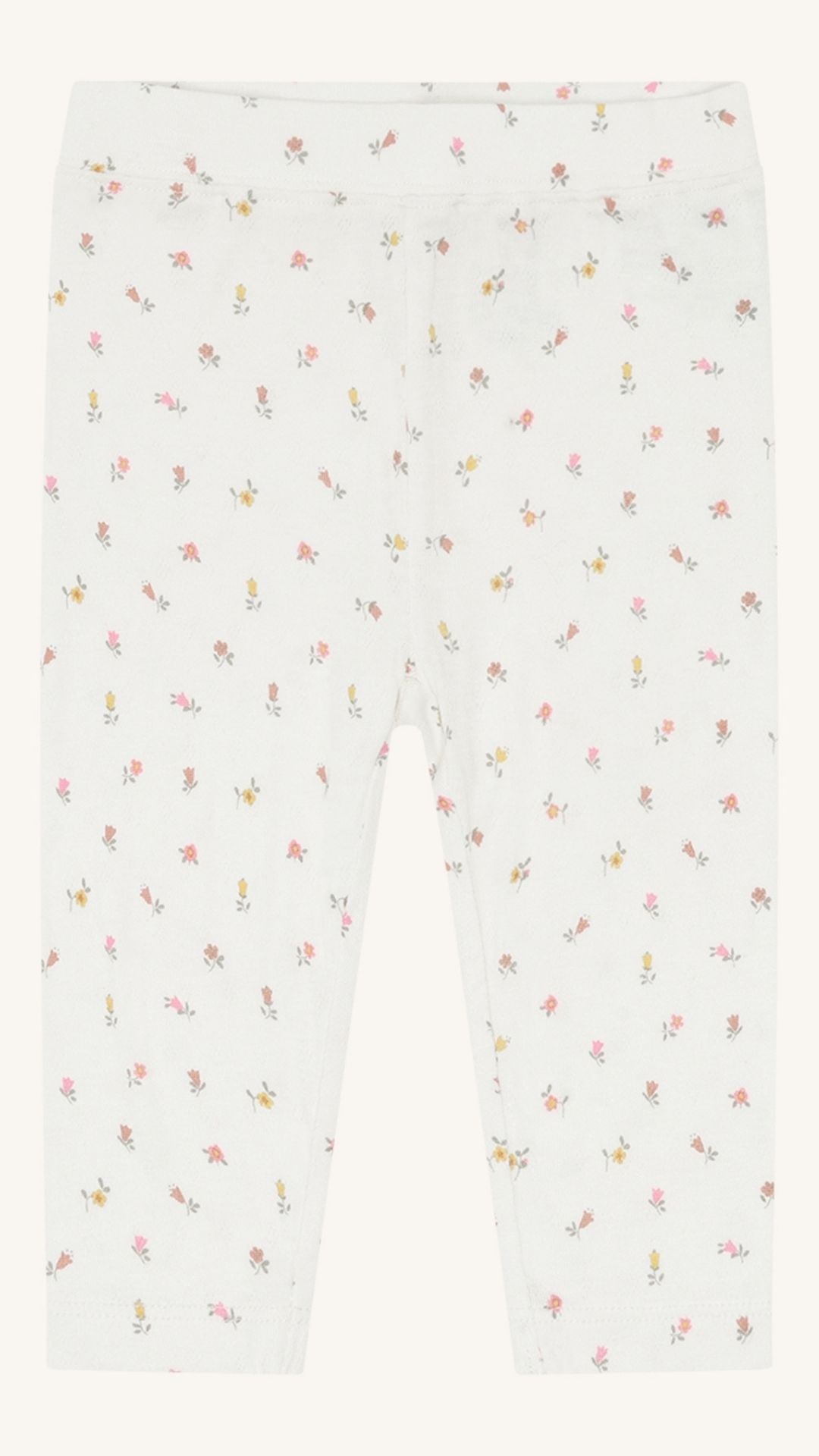 Hust&Claire Bambus Viskose Hose ivory Muster