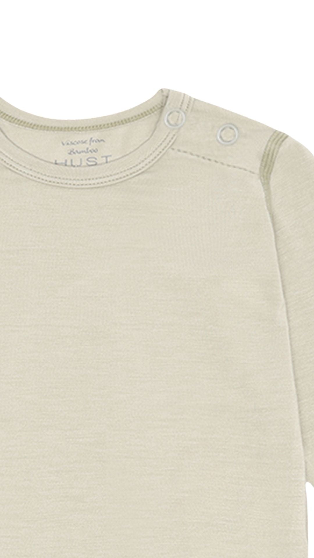 Hust&Claire Bambus Viskose Body langarm green stone