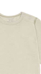 Hust&Claire Bambus Viskose Body langarm green stone