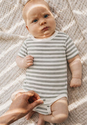 Hust&Claire Bambus Viskose Body kurzarm "Stripes" versch. Farben