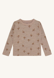 Hust&Claire Merino Bambus Kinder Longsleeve "biscuit"
