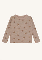 Hust&Claire Merino Bambus Kinder Longsleeve "biscuit"