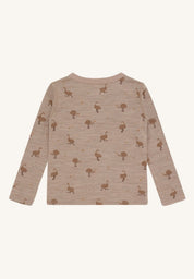 Hust&Claire Merino Bambus Kinder Longsleeve "biscuit"