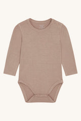 Hust&Claire Bambus Viskose Body langarm mocca