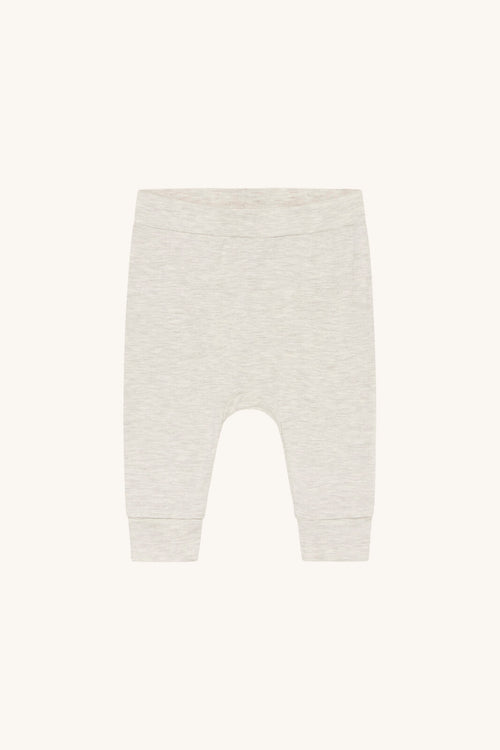 Hust&Claire Newborn Bambus Viskose Hose natur melange