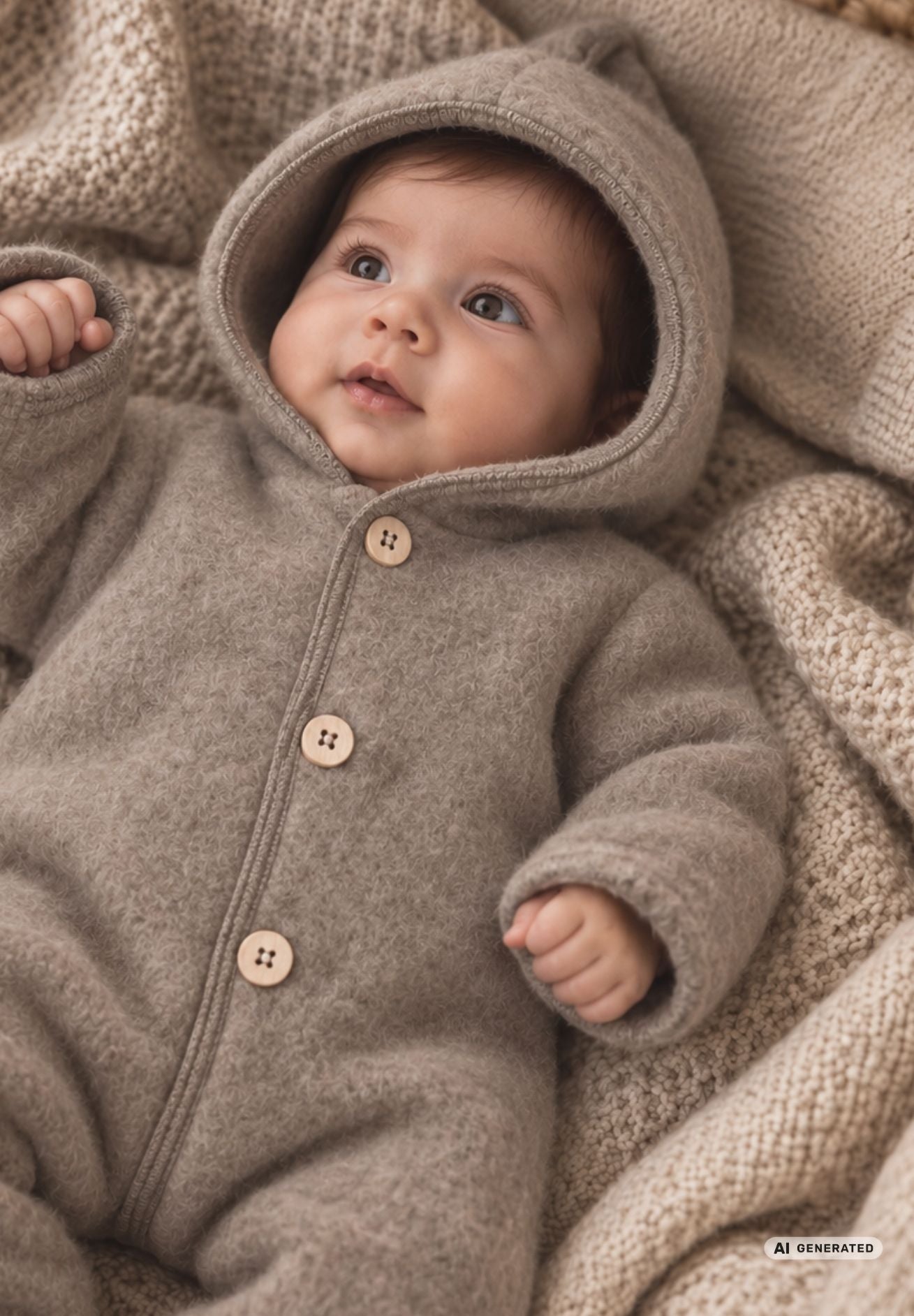 Huttelihut Wollfleece Overall Pixie versch. Farben